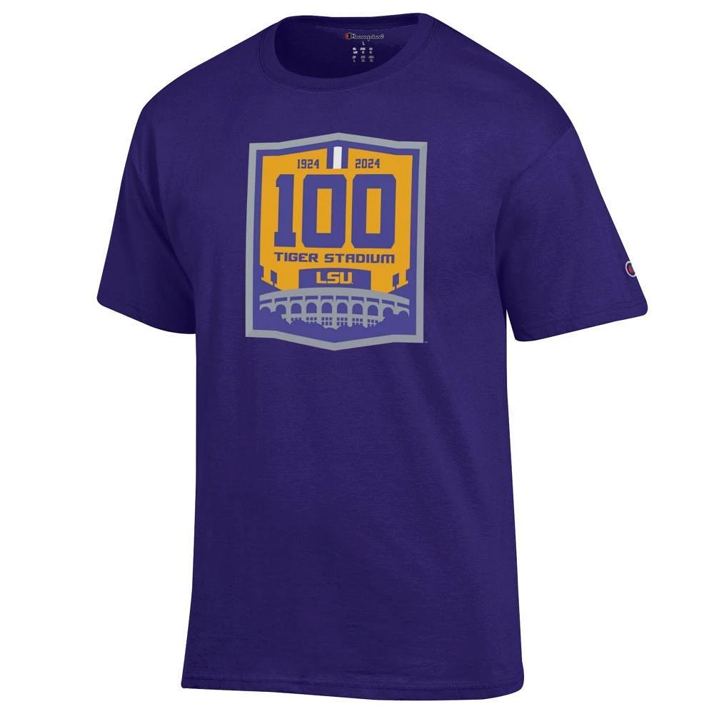 LSU Champion 100 Years Tiger Stadium Tee