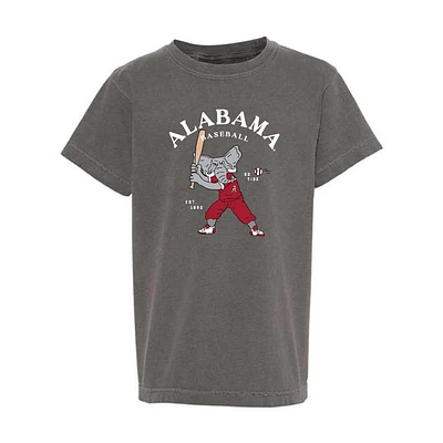 Alabama YOUTH Big Al Baseball Player Comfort Colors Tee