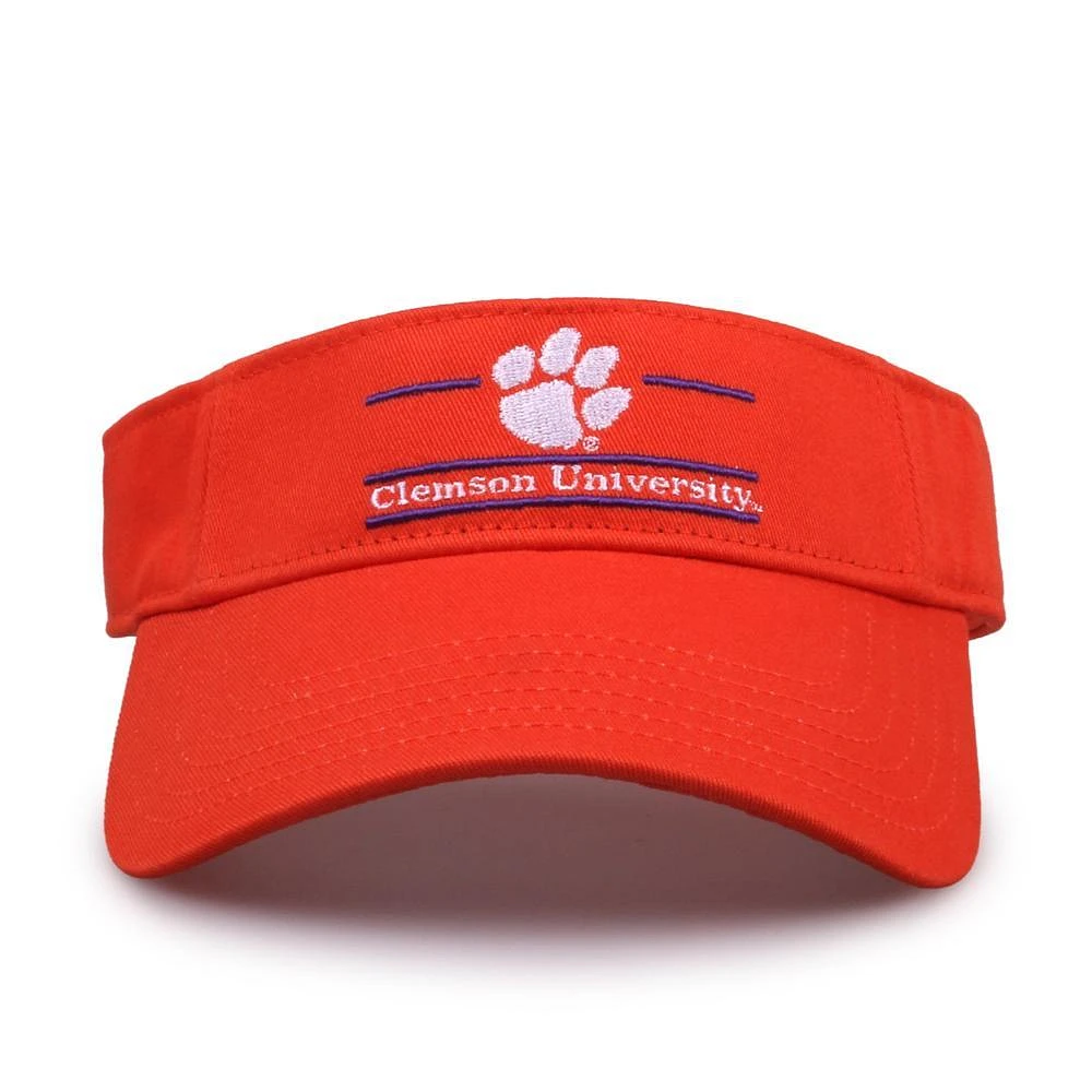 Clemson The Game Circle Split Bar Velcro Visor