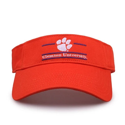 Clemson The Game Circle Split Bar Velcro Visor