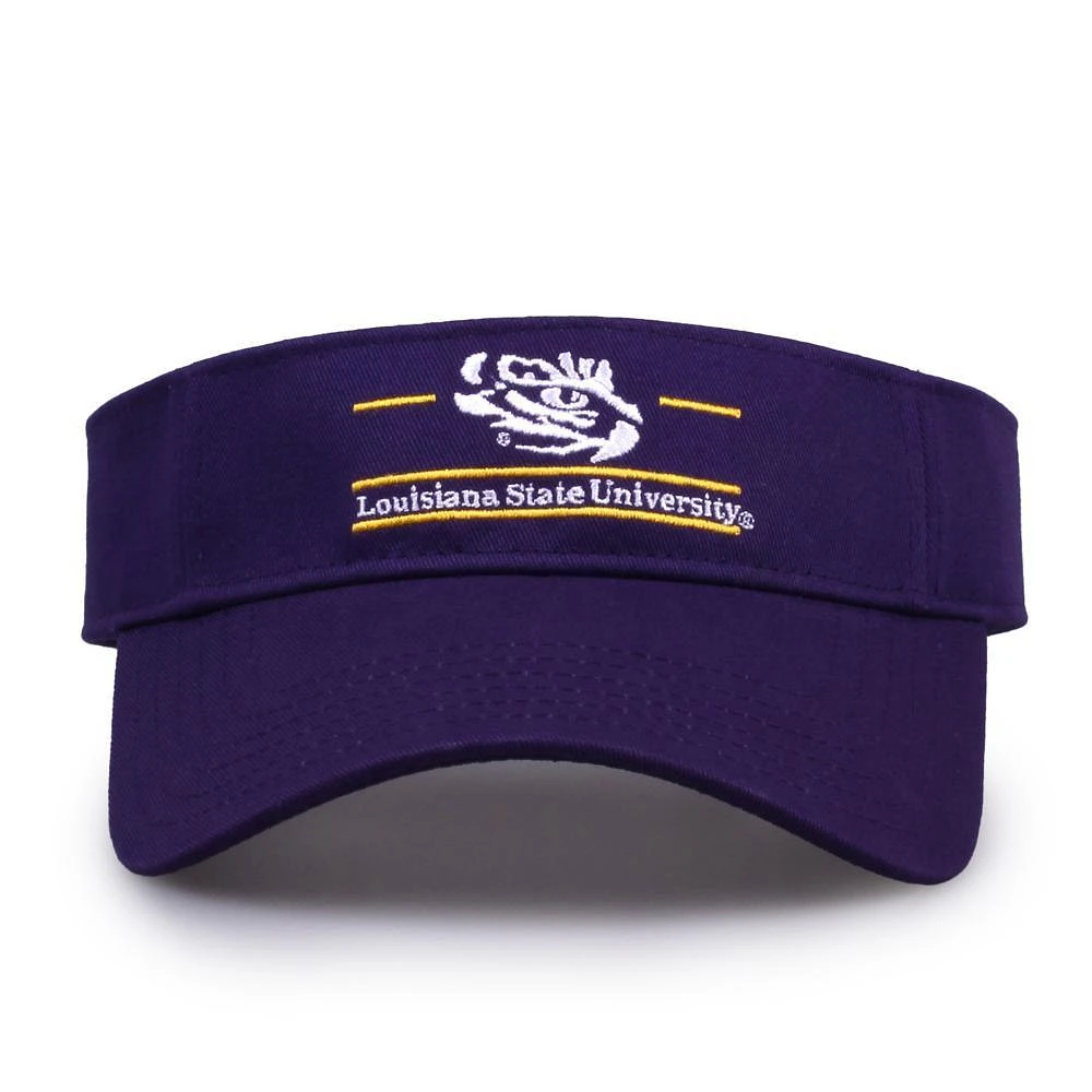 LSU The Game Circle Split Bar Velcro Visor