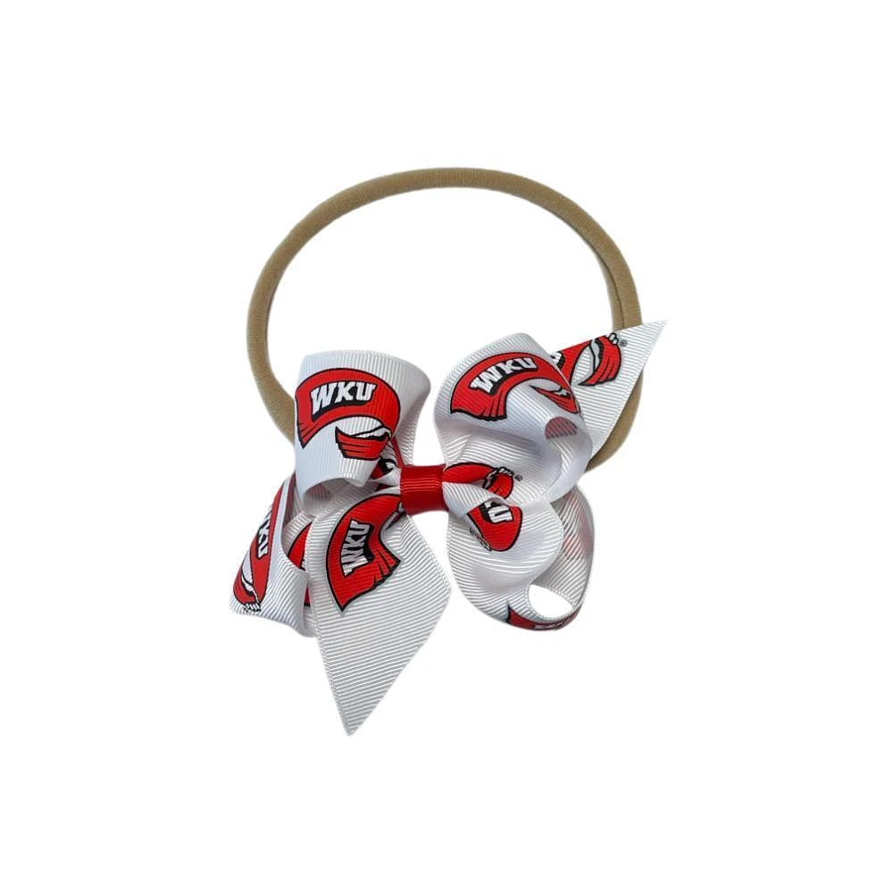 Western Kentucky Toddler Band Bow