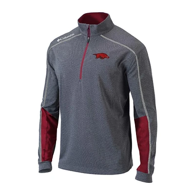 Arkansas Columbia Heathered Shotgun 2.0 1/4 Zip Pullover