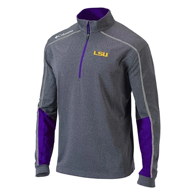 LSU Columbia Heathered Shotgun 2.0 1/4 Zip Pullover