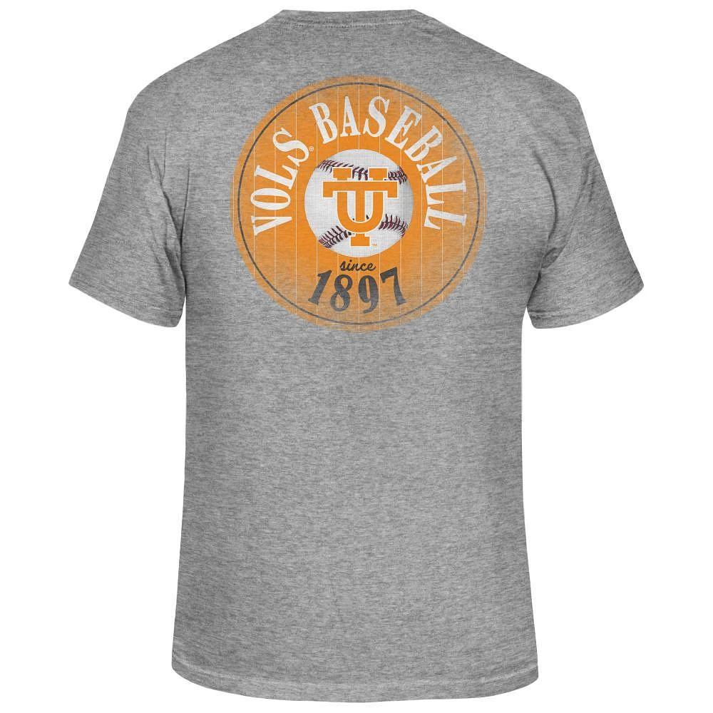 Tennessee Retro Brand Vols Baseball Circle Tee