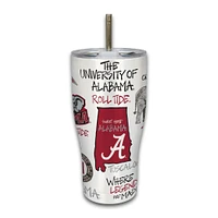 Alabama Magnolia Lane 30 Oz Icon Multi Design Tumbler