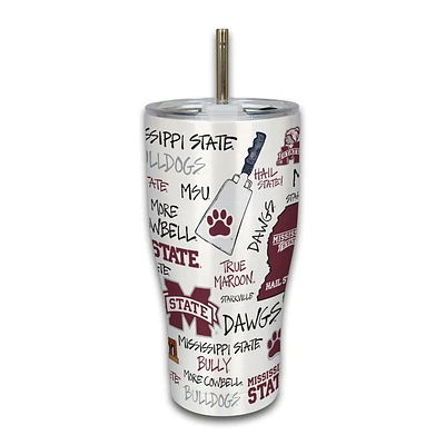 Mississippi State Magnolia Lane 30 Oz Icon Multi Design Tumbler