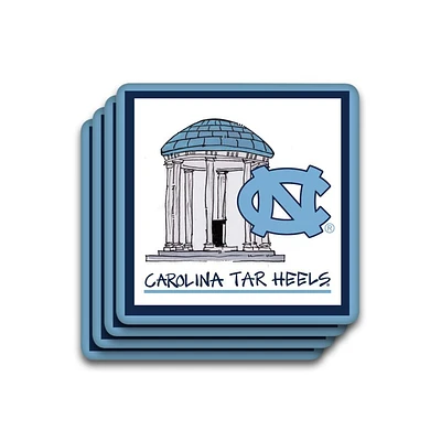 UNC Magnolia Lane 4-Pack Old Well Coaster Set