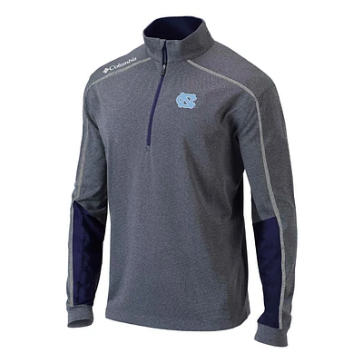 UNC Columbia Heathered Shotgun 2.0 1/4 Zip Pullover