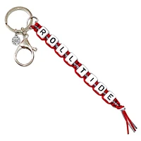 Alabama Box Braid Bead Keychain