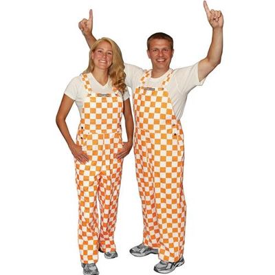 Vols | Tennessee Adult Game Bibs Checkerboard Overalls Alumni Hall