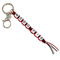 Arkansas Box Braid Bead Keychain