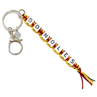 Florida State Box Braid Bead Keychain