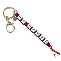 Georgia Box Braid Bead Keychain