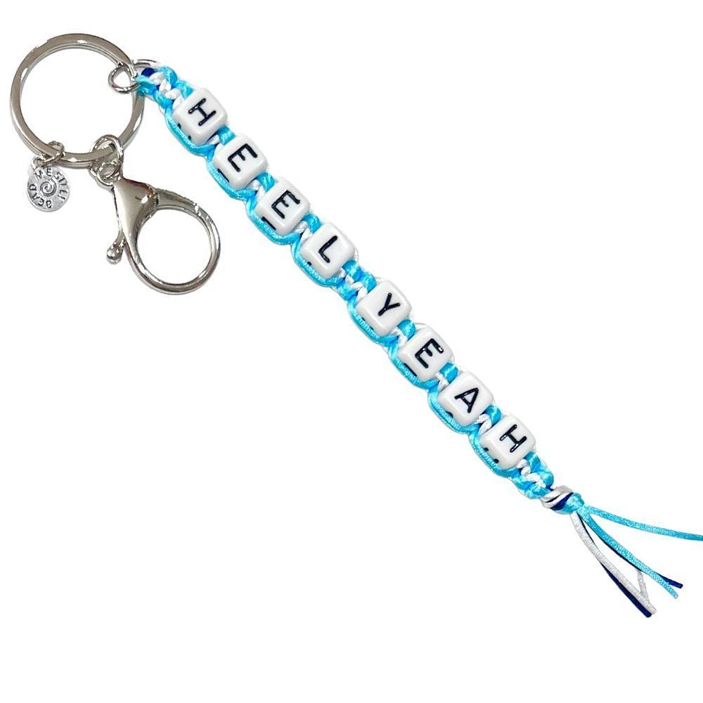 Heel Yeah Box Braid Bead Keychain