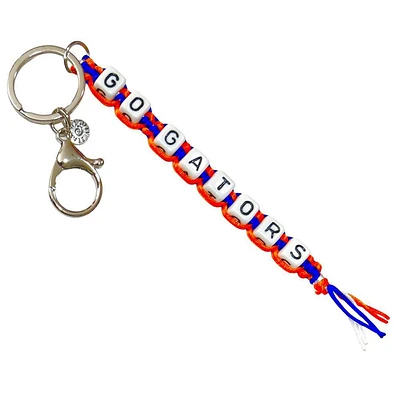 Florida Box Braid Bead Keychain