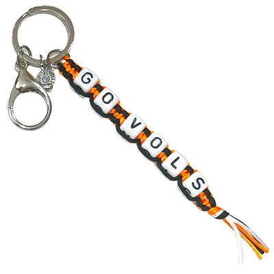 Tennessee Box Braid Bead Keychain