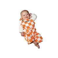 Vols - Tennessee Infant Game Bibs Checkerboard Overalls Alumni Hall