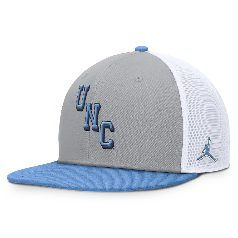 UNC Jordan Brand Dri-Fit Pro Structured Mesh Square Bill Cap