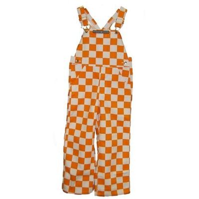 Tennessee Toddler Game Bibs Checkerboard Overalls