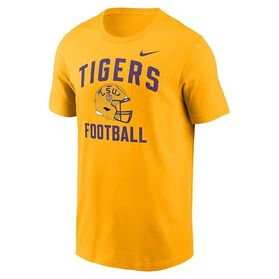 LSU Nike Cotton Football Helmet Tee