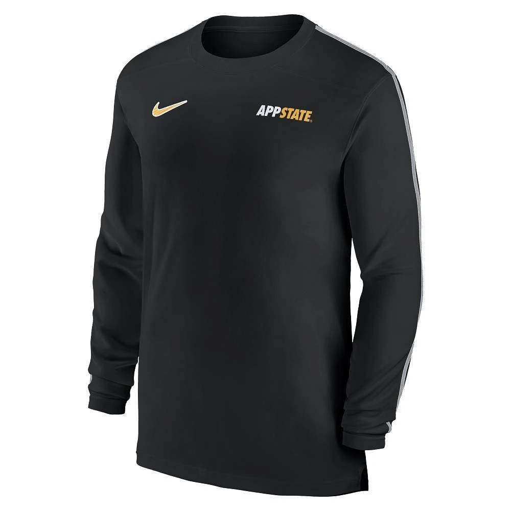 App State Nike Dri-Fit UV Coach Long Sleeve Top