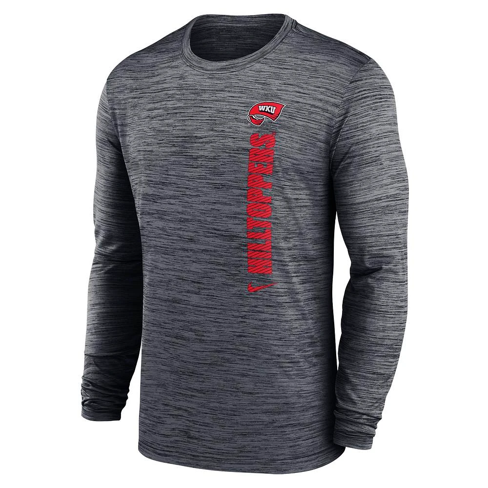 Western Kentucky Nike Dri-Fit Velocity Team Issue Long Sleeve Tee