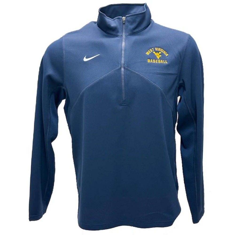 West Virginia Nike Baseball Training 1/4 Zip