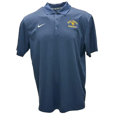 West Virginia Nike Baseball Varsity Polo