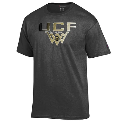 UCF Champion Wordmark Basketball Over Logo/Net Tee