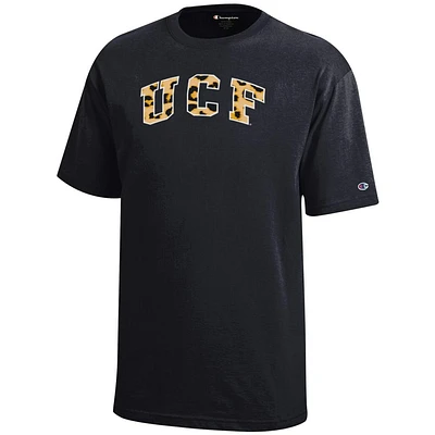 UCF Champion YOUTH Leopard Print Arch Tee