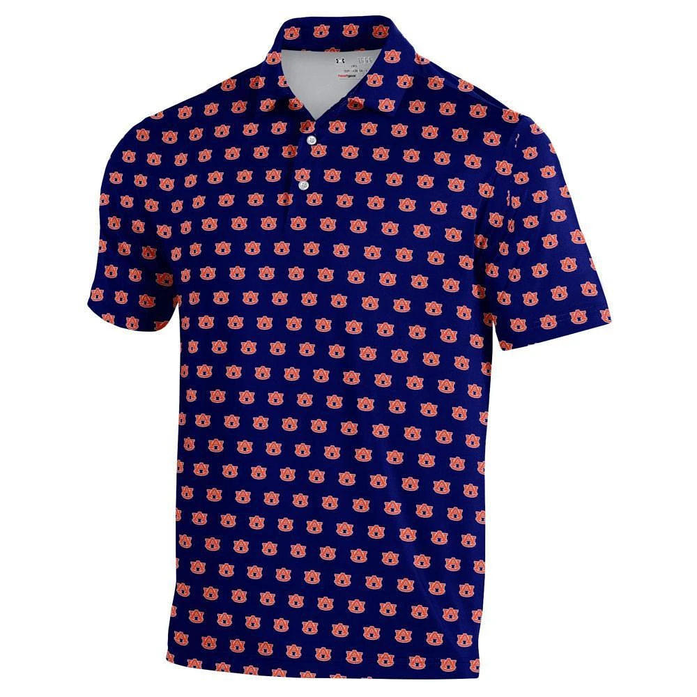 Auburn Under Armour Sublimated Logo Polo