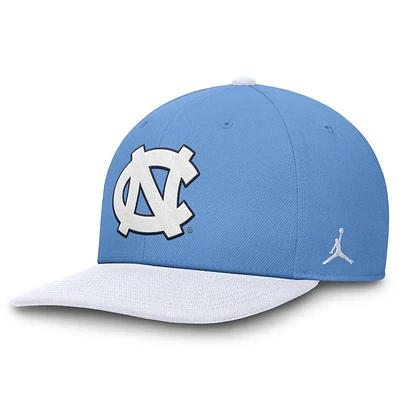 UNC Jordan Brand Dri-Fit Wool Flat Brim Snapback Cap