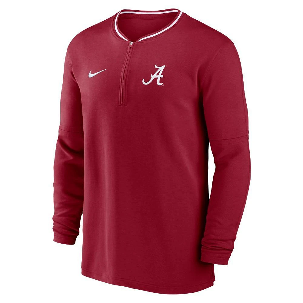 Alabama Nike Dri-Fit Sideline Coach Half Zip Top