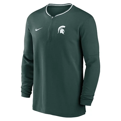 Michigan State Nike Dri-Fit Sideline Coach Half Zip Top