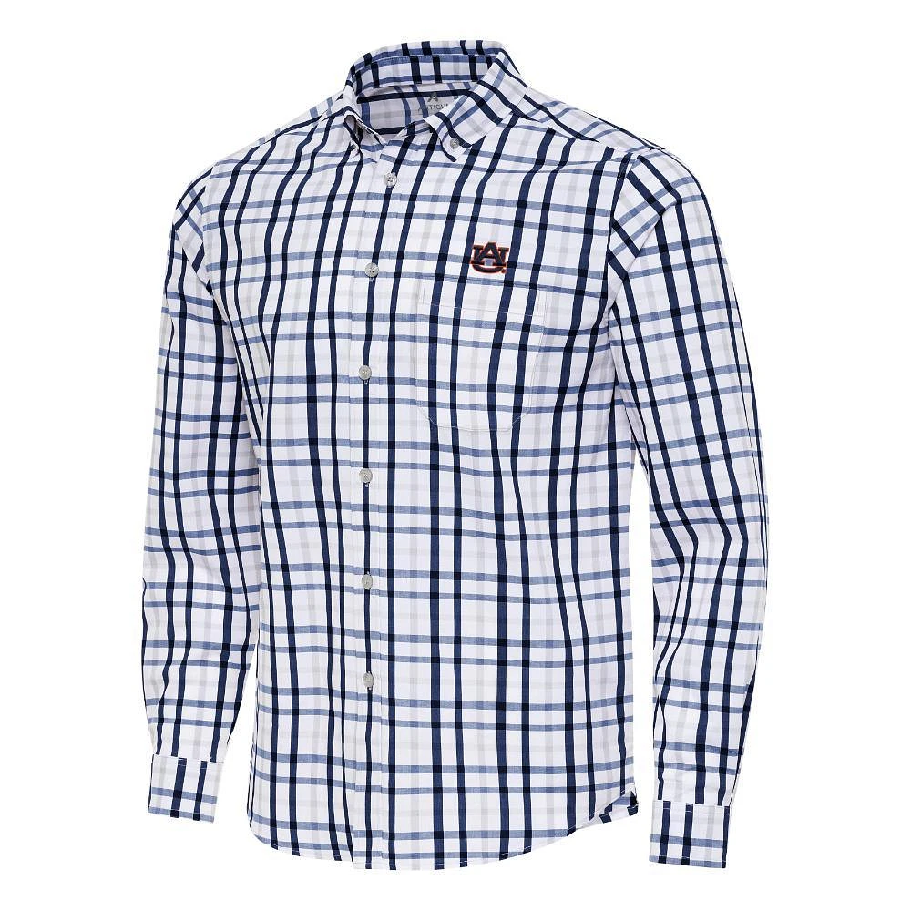 Auburn Antigua Tending 2 Long Sleeve Woven Shirt