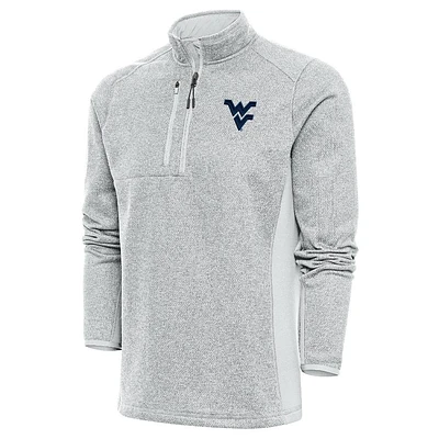 West Virginia Antigua Men's Course 1/4 Zip Pullover