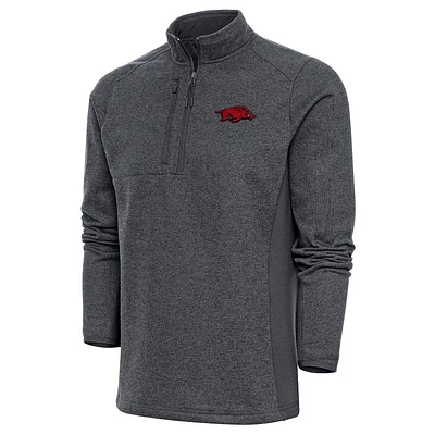 Arkansas Antigua Men's Course 1/4 Zip Pullover