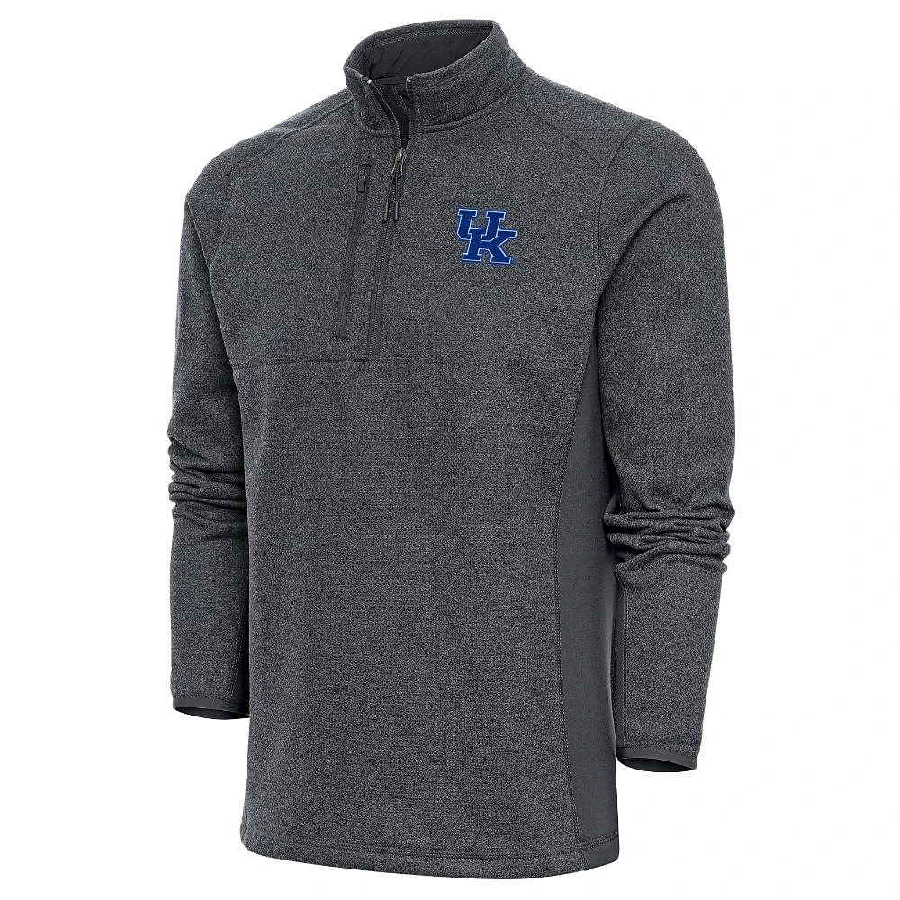 Kentucky Antigua Men's Course 1/4 Zip Pullover