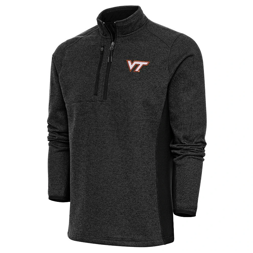 Virginia Tech Antigua Men's Course 1/4 Zip Pullover