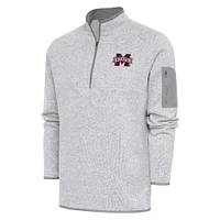 Mississippi State Antigua Men's Fortune 1/4 Zip Pullover