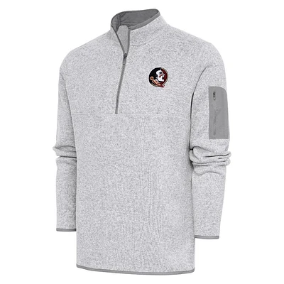 Florida State Antigua Men's Fortune 1/4 Zip Pullover