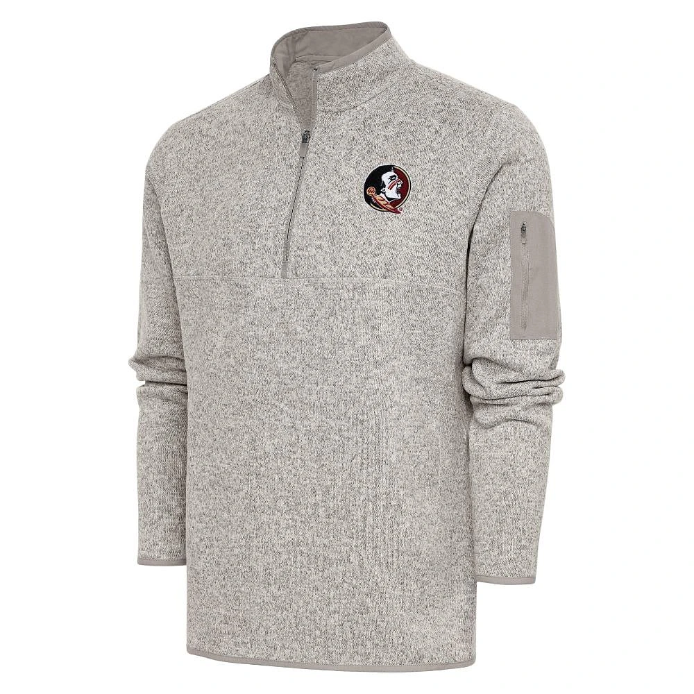 Florida State Antigua Men's Fortune 1/4 Zip Pullover