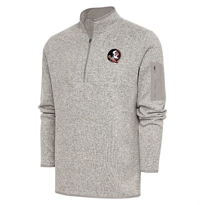 Florida State Antigua Men's Fortune 1/4 Zip Pullover