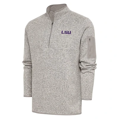 LSU Antigua Men's Fortune 1/4 Zip Pullover