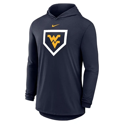 West Virginia Nike Baseball Dri-Fit Hoodie Tee