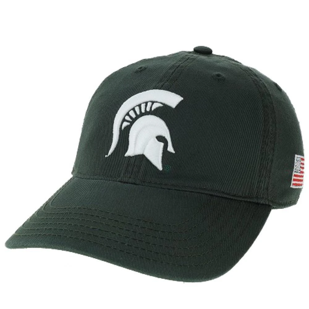 Michigan State Legacy American Flag Relaxed Twill Hat