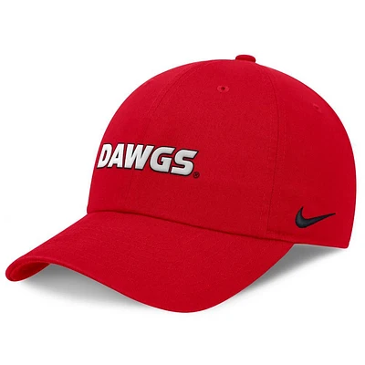 Georgia Nike Club Unstructured Tri-Glide Cap