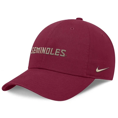 Florida State Nike Club Unstructured Tri-Glide Cap