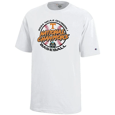 Tennessee Champion 2024 NCAA College World Series Nat Champs YOUTH Lockeroom Tee